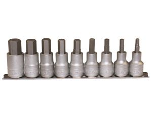 TengTools - Zestaw nasadek trzpieniowych sześciokątnych (imbusowych) z chwytem kwadratowym 1/2