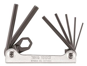 TengTools - Klucze trzpieniowe sześciokątne (imbusowe) w zestawie 1,5-6 mm - 1471MM