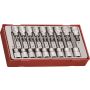 TengTools - 18-elementowy zestaw nasadek trzpieniowych typu TX z chwytem kwadratowym 1/2" TTTX18 - TTTX18 - 2