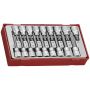TengTools - 18-elementowy zestaw nasadek trzpieniowych typu TX z chwytem kwadratowym 1/2" TTTX18 - TTTX18 - 3