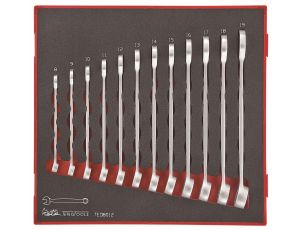 TengTools - Zestaw 12 kluczy płasko-oczkowych TED8012 - TED8012