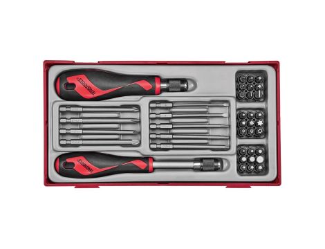 TengTools - 38-elementowy zestaw grotów i rękojeści wkrętakowych TTMDQ38 - TTMDQ38