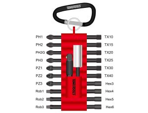 TengTools - Zestaw grotów wymiennych Impact, 22-elementowy, THBSI22 - THBSI22 - image 2
