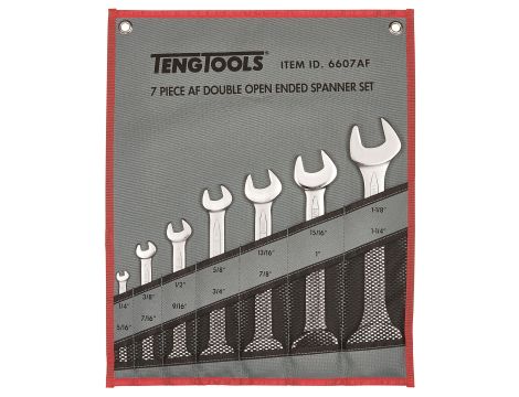 TengTools - Klucze płaskie stałe w zestawie 6607AF - 6607AF
