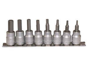 TengTools - Zestaw nasadek trzpieniowych 6-kątnych calowych z chwytem 3/8
