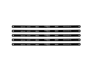 Neo Tools - Brzeszczot do metalu 300 x 12,5 mm, bimetal, 5 szt. - 43-355