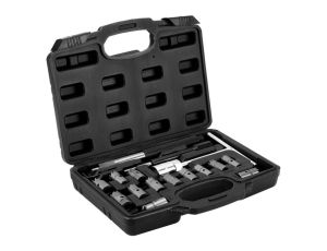 Neo Tools - Frezy do czyszczenia gniazd wtryskiwaczy - zestaw 17 szt. - 11-885