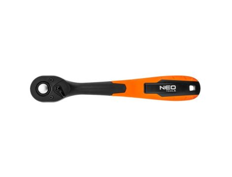 Neo Tools - Grzechotka odgięta 3/8", 200 mm - 08-513
