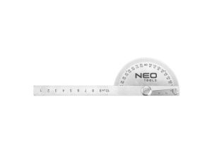 Neo Tools - Kątomierz z linijką 100 mm, stal nierdzewna - 72-320