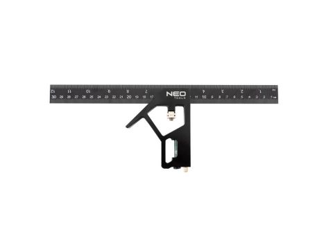 Neo Tools - Kątownik wielofunkcyjny aluminiowy 30 cm - 72-127