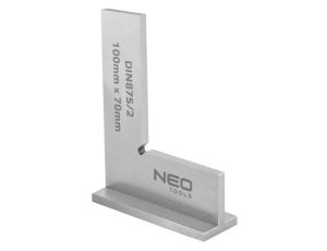 Neo Tools - Kątownik z podstawą, DIN875/2, 100x70mm - 72-031
