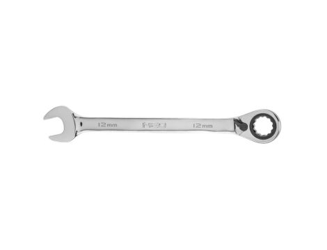 Neo Tools - Klucz płasko-oczkowy z grzechotką i przełącznikiem 12 mm - 09-324