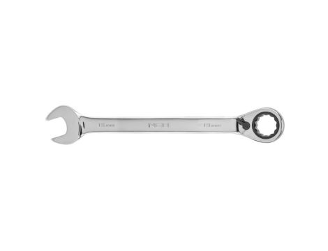 Neo Tools - Klucz płasko-oczkowy z grzechotką i przełącznikiem 19 mm - 09-331