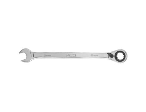 Neo Tools - Klucz płasko-oczkowy z grzechotką i przełącznikiem 9 mm - 09-321