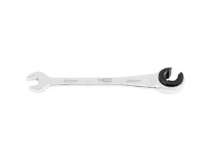 Neo Tools - Klucz płasko-oczkowy, rozcięty z grzechotką, 9 mm - 09-256