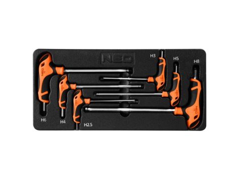 Neo Tools - Klucze Hex 6 szt. wkładka - 84-254