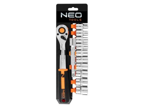 Neo Tools - Klucze nasadowe 1/2", zestaw 12 szt. - 10-030
