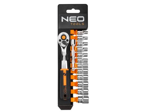 Neo Tools - Klucze nasadowe 1/4", zestaw 14 szt. - 10-000