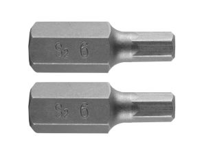 Neo Tools - Końcówka HEX 6 x 30 mm, S2 x 2 szt. - 10-972 op=5 szt