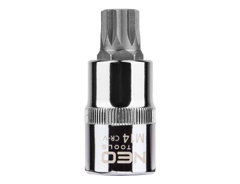 Neo Tools - Końcówka Spline na nasadce 1/2", M14 x 55 mm - 08-735