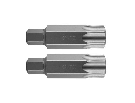 Neo Tools - Końcówka TORX T100 x 75 mm, S2 x 2 szt. - 10-960