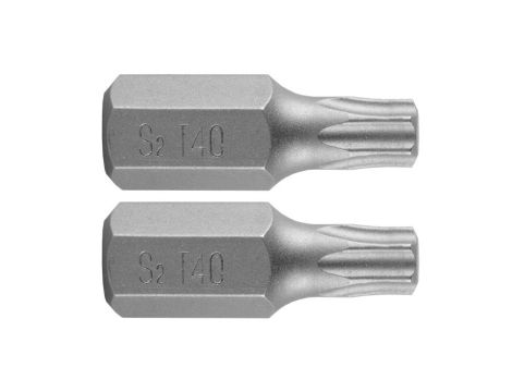 Neo Tools - Końcówka TORX T40 x 30 mm, S2 x 2 szt. - 10-922 op=5 szt