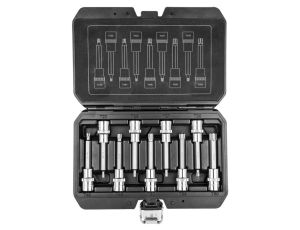 Neo Tools - Końcówki Torx na nasadce 100 mm, zestaw 9 szt. - 08-708