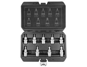 Neo Tools - Końcówki Torx na nasadce 55 mm, zestaw 9 szt. - 08-707