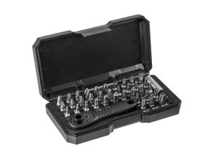 Neo Tools - Końcówki wkrętakowe z uchwytem, zestaw 38 szt. - 06-105