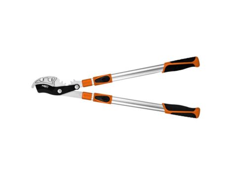 Neo Tools - Kowadełkowy sekator do gałęzi 670 mm, zakres do 42 mm, przekładnia, teleskopowe uchwyty - 15-254