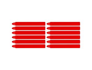 Neo Tools - Kreda techniczna do znakowania, czerwona, 12 sztuk - 13-963