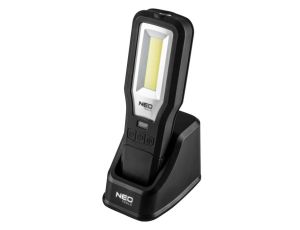 Neo Tools - Lampa warsztatowa 550 lm COB LED + baza + ładowarka - 99-071