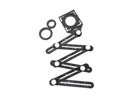 Neo Tools - Linijka kątowa, 6 ramion - 72-351