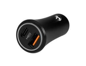 Neo Tools - Ładowarka samochodowa dwuportowa - GD036