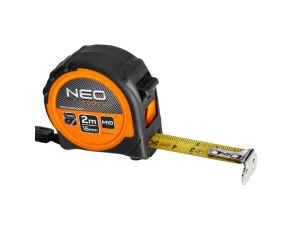 Neo Tools - Miara zwijana stalowa 2 m x 16 mm, magnes - 67-112-1