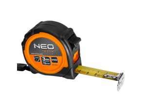 Neo Tools - Miara zwijana stalowa 3 m x 19 mm, magnes - 67-113-1