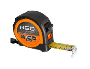 Neo Tools - Miara zwijana stalowa 8 m x 25 mm, magnes - 67-111-1