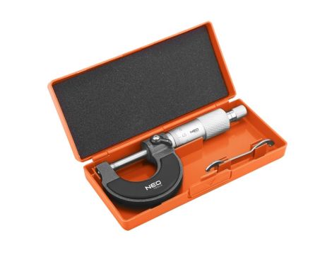 Neo Tools - Mikrometr noniuszowy 0-25 mm - 75-020