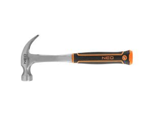 Neo Tools - Młotek stolarski 600 g, monolityczna konstrukcja - 25-104