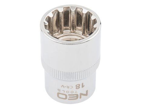 Neo Tools - Nasadka Spline 1/2", 18 mm - 08-590 op=5 szt