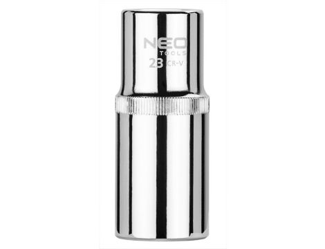 Neo Tools - Nasadka sześciokątna długa 1/2", 23 mm, Superlock - 08-058