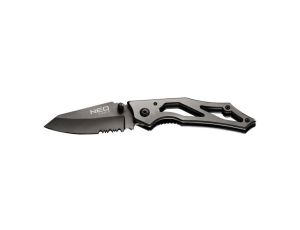 Neo Tools - Nóż składany z blokadą, tytanowy - 63-025