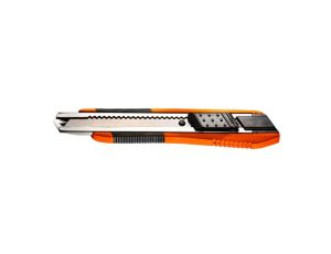 Neo Tools - Nóż z ostrzem łamanym 18 mm, gumowane wykończenie - 63-060