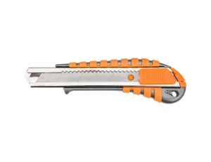 Neo Tools - Nóż z ostrzem łamanym 18 mm, metalowy korpus - 63-011