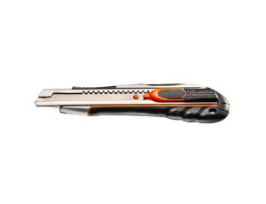 Neo Tools - Nóż z ostrzem łamanym 18 mm, szybkie cięcie i blokada ostrza - 63-050