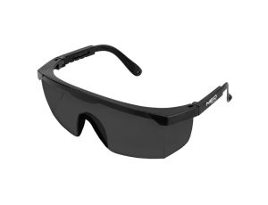 Neo Tools - Okulary ochronne, przyciemniane soczewki, regulowane zauszniki - 97-507