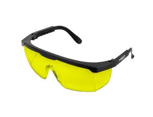 Neo Tools - Okulary ochronne, żółte soczewki, regulowane zauszniki - 97-506