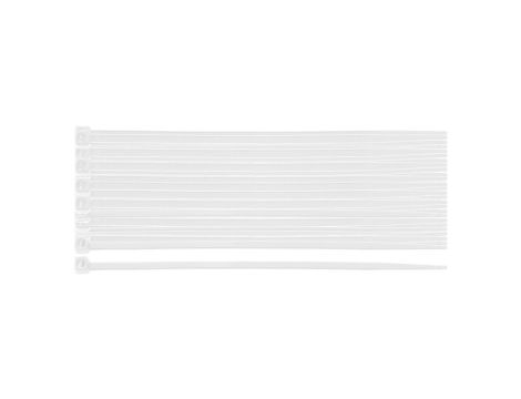 Neo Tools - Opaski zaciskowe EXTREME 2.5 x 80 mm, białe, 100 szt. - 01-646 op=5 szt