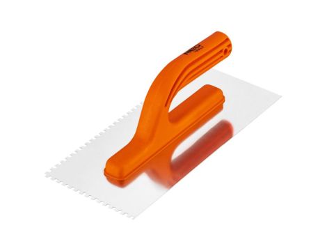 Neo Tools - Paca z zębami, 270 x 125 mm, ząb 4 x 4 x 4 mm, uchwyt z tworzywa sztucznego - 50-205