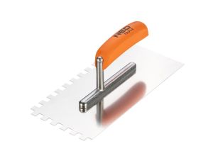 Neo Tools - Paca z zębami, 270 x 128 mm, ząb 10 x 10 x 10 mm, uchwyt drewniany - 50-164
